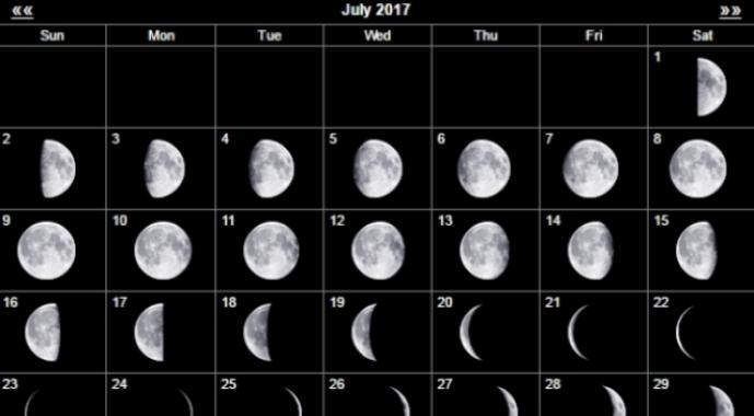 Luna piena In quale data è la luna piena a luglio?