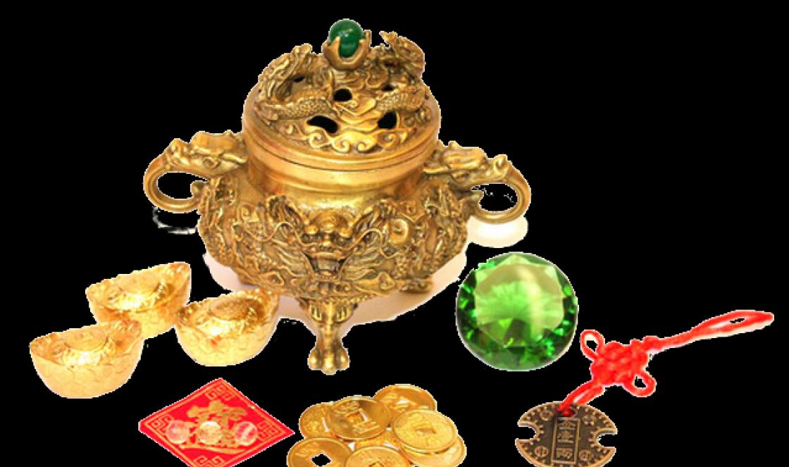 Regole per riempire la ciotola della ricchezza del talismano del feng shui