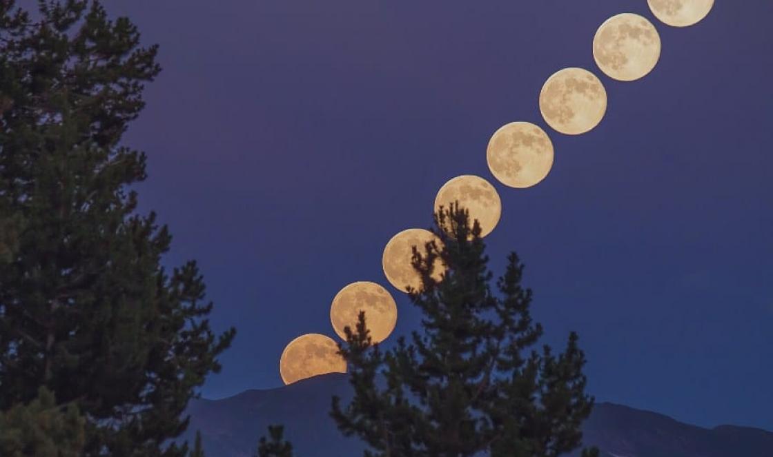 ดวงจันทร์ออกจากวงโคจรและเริ่มเคลื่อนตัวออกจากโลก